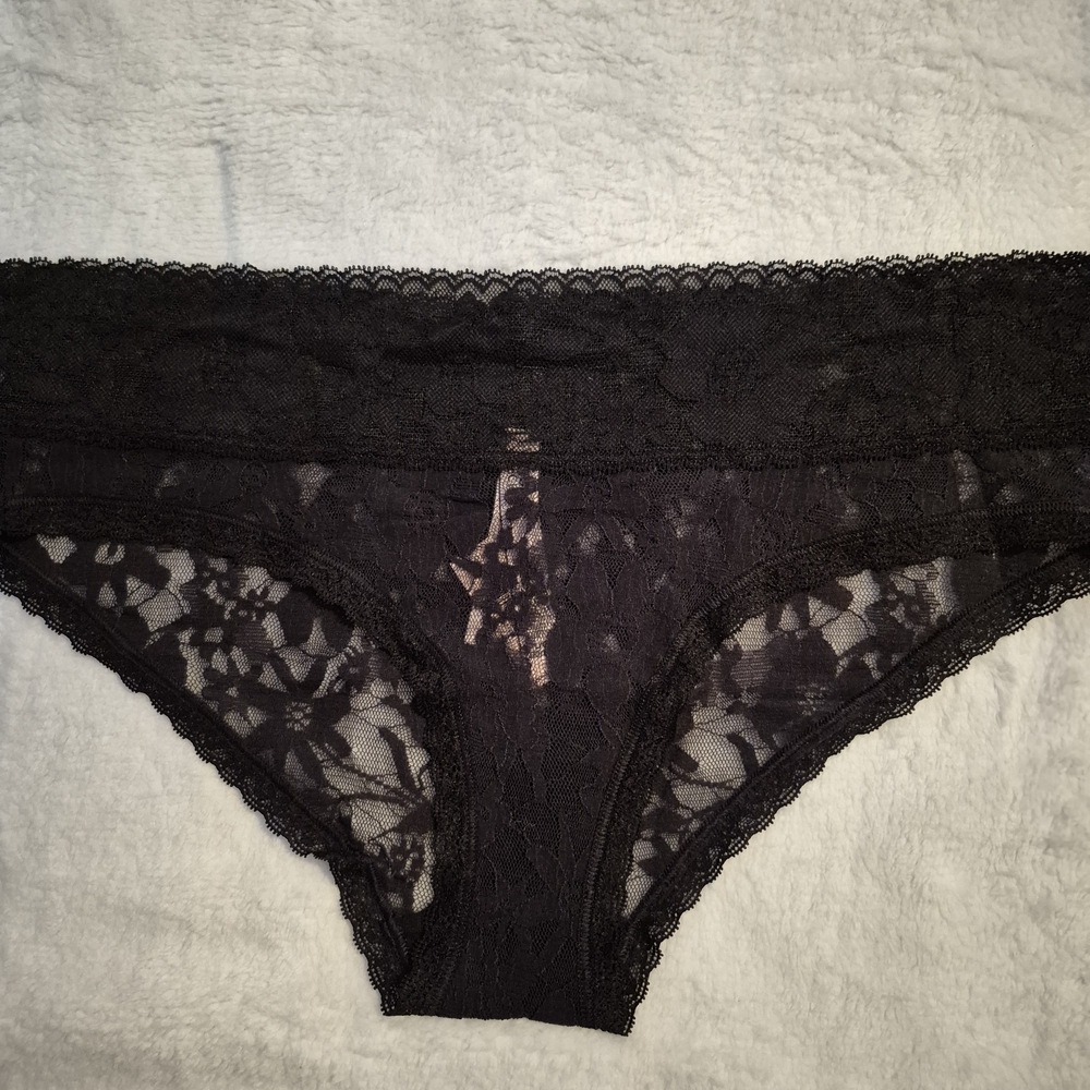 Victoria's Secret Black Lace Panties